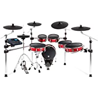 Alesis Strike Pro Kit | Kit de batería electrónica profesional de 11 piezas con cabezales de malla